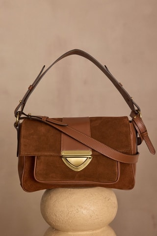 Bolso de piel - Marrón