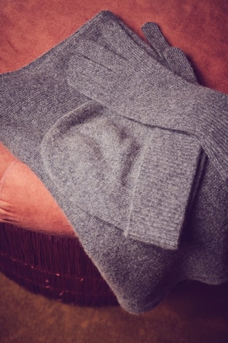 Gorro de cachemir - Antracita