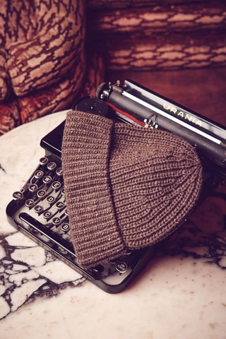 Gorro de lana y alpaca - Topo