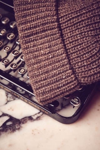 Gorro de lana y alpaca - Topo