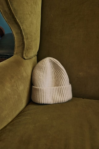 Gorro de lana - Beige