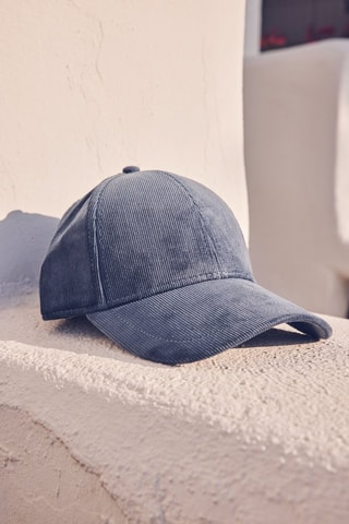 Gorra de terciopelo - Índigo