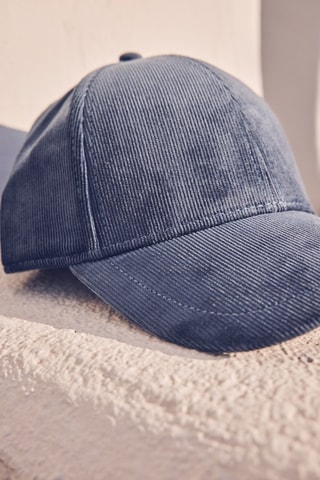 Gorra de terciopelo - Índigo