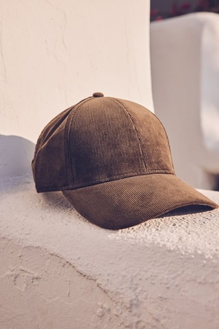 Gorra de terciopelo - Caqui