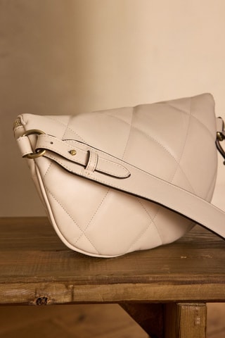 Bandolera de piel - Crudo