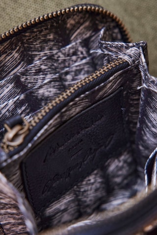 Monedero de piel - Negro