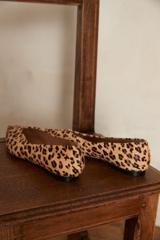 Bailarinas de piel - Negro