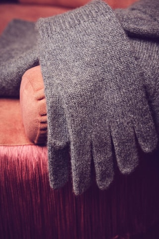 Guantes de cachemir - Antracita