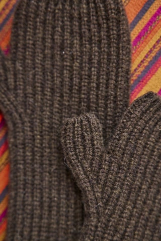 Guantes de lana - Verde oliva