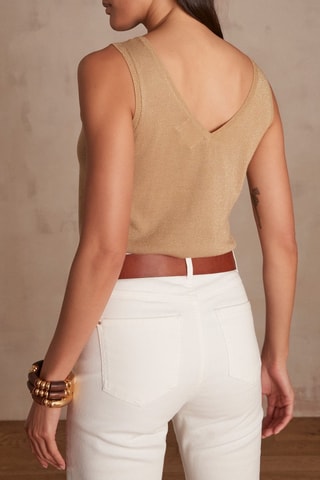 Camiseta de tirantes - Beige