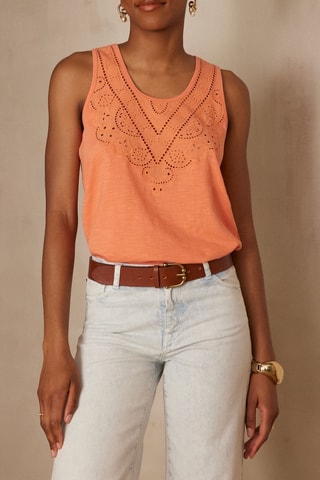 Camiseta de tirantes - Salmón