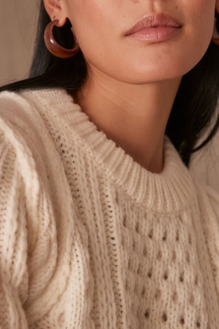 Camisola de lã - Cru