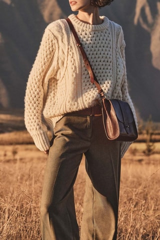 Camisola de lã - Cru