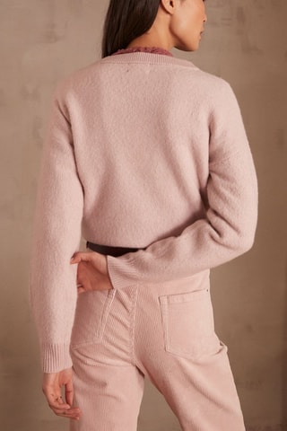 Pull en laine - Mauve