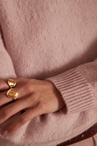 Pull en laine - Mauve