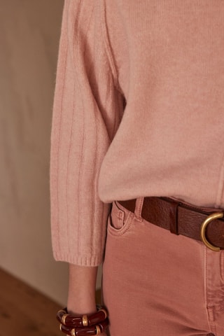 Camisola de lã - Rosa-maquilhagem