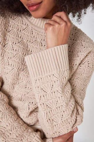 Camisola de lã - Bege