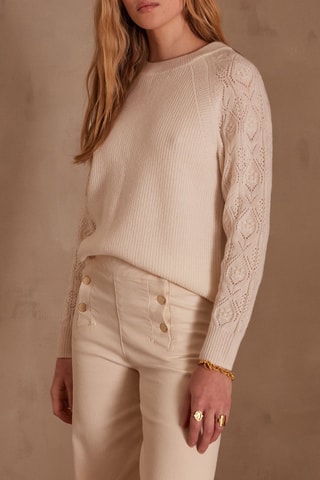 Camisola de lã - Bege