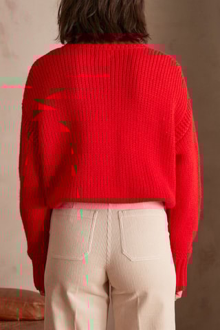 Pull en laine - Rouge