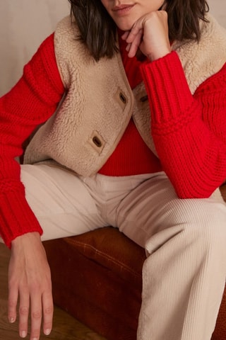 Pull en laine - Rouge