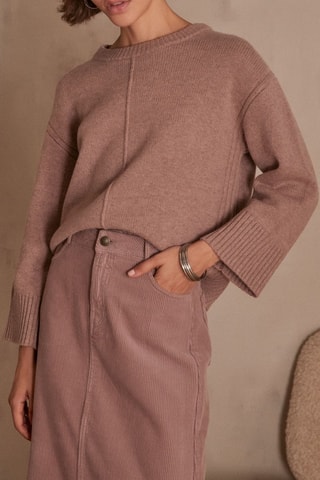 Jersey de lana - Rosa viejo