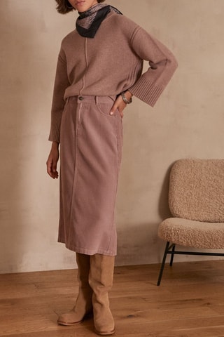 Jersey de lana - Rosa viejo