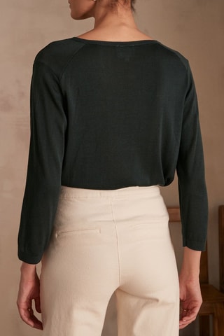 Camisola - Verde-escuro