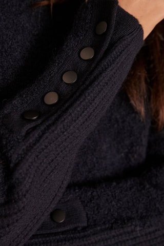 Camisola em lã e alpaca - Preto