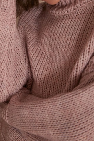 Camisola de lã - Malva