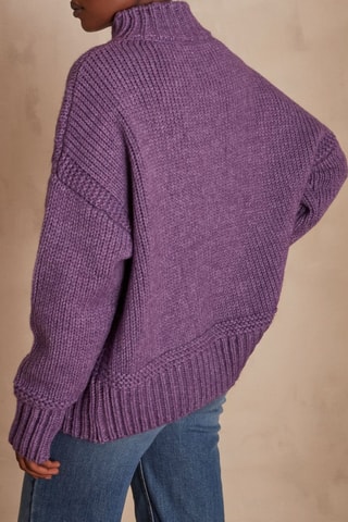 Camisola de lã - Violeta