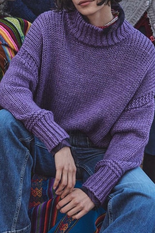 Camisola de lã - Violeta