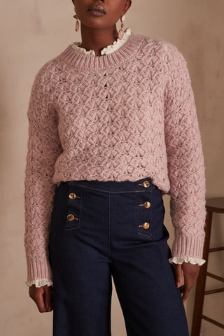 Camisola de lã - Malva