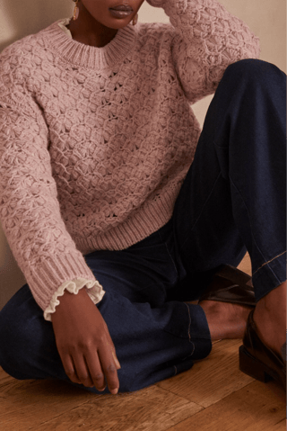 Camisola de lã - Malva