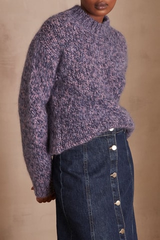 Camisola em mohair - Violeta