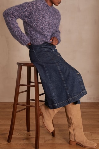 Camisola em mohair - Violeta