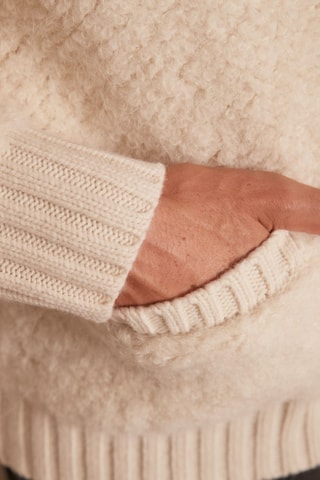 Jersey de lana y alpaca - Crudo