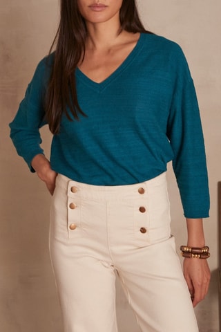 Pull - Bleu canard