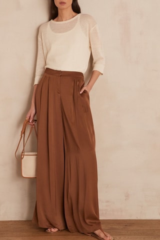 Camisola em linho - Cru