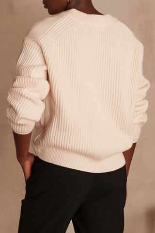 Camisola de lã - Cru