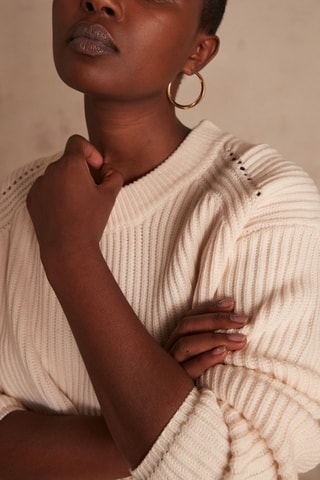 Camisola de lã - Cru