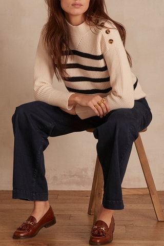 Camisola de lã - Cru