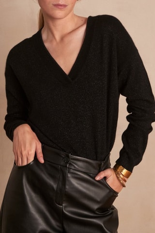 Jersey de cachemir - Negro