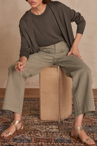 Cárdigan largo - Caqui