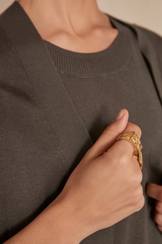 Cárdigan largo - Caqui