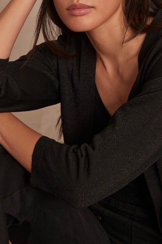 Casaco de malha - Preto