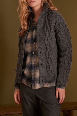 Cárdigan de lana - Antracita