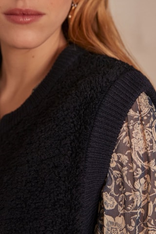 Colete em lã - Preto