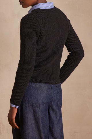 Casaco de malha - Preto