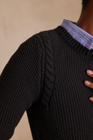 Casaco de malha - Preto