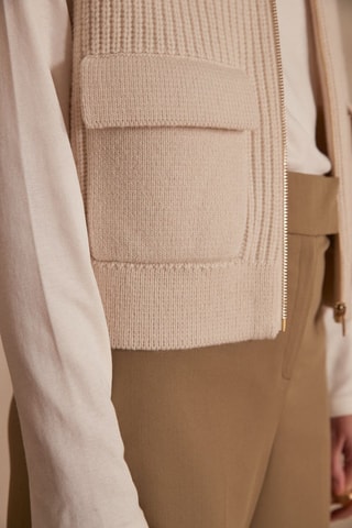 Chaleco de lana - Beige